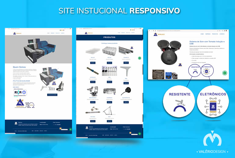 Projeto de Site institucional Responsivo