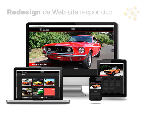 Projeto de redesign de web site e atualização de conteúdo